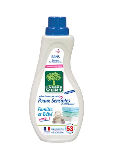 Larbre Vert textilöblítő érzékeny bőrre családbarát 800 ml