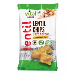 Vital lencse chips pizza 65 g