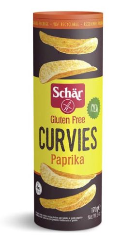 Schär curvies chips paprikás 170 g