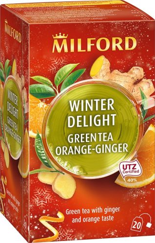 Milford winter delight zöld tea gyömbér-narancs 20x1,75g 35 g