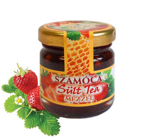 Mecsek sült tea mézzel szamóca 40 ml