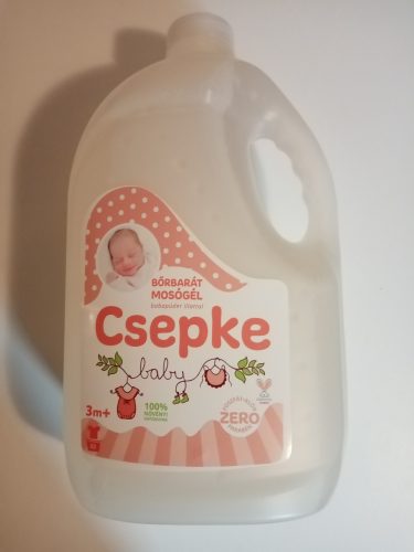 Csepke Baby bőrbarát mosógél babapúder illattal 3m+ 4000 ml