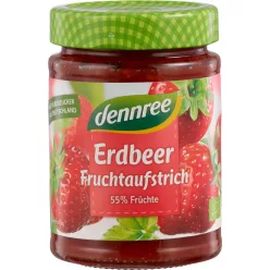 Dennree bio lekvár eperből 55% gyümölcstartalommal 340 g