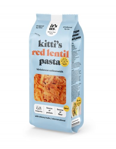 It's us kitti's vöröslencse száraztészta szélesmetélt 200 g