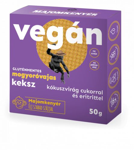 Majomkenyér mogyoróvajas vegán keksz 50 g