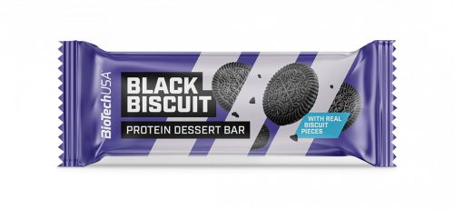 Biotech protein dessert bar black biscuit 50 g