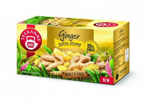 Teekanne ginger extra strong citrom ízű gyömbér tea 35 g