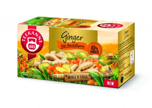 Teekanne ginger homoktövis ízű gyömbér tea 35 g