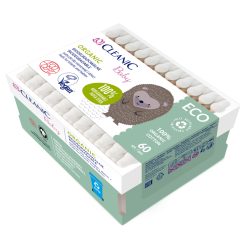   Cleanic baby eco organic biológiailag lebomló fültisztító 60 db