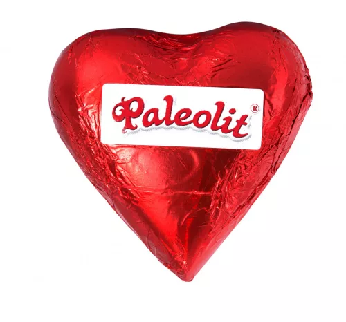 Paleolit csokiszív üreges figura 30 g