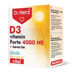 Dr.herz d3-vitamin 4000NE+szerves cink kapszula 60 db