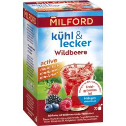   Milford kühl & lecker active erdei gyümölcs ízű hidegen készíthető gyümölcstea 20db 50 g