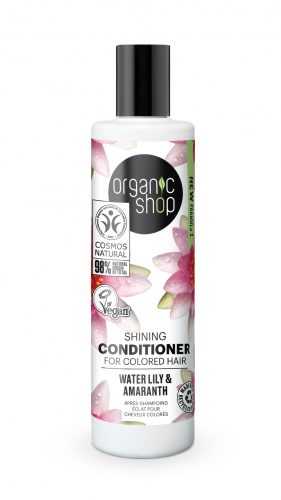 Organic Shop bio kondicionáló shine vízililiommal és amaránttal 280 ml