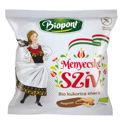   Biopont bio kukorica snack menyecske szív mogyorós ízesítéssel 45 g