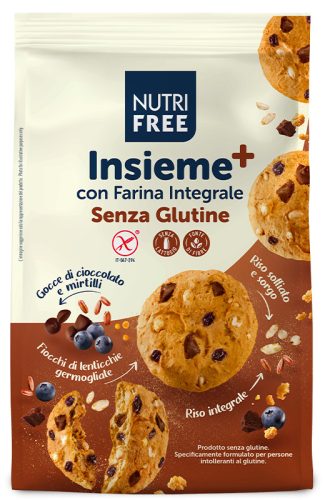 Nf insieme+ keksz puffasztott rizs, csíráztatott lencse, áfonya 250 g