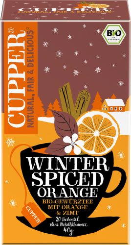 Cupper bio spice orange xmas limited edition téli fűszeres narancs tea 40 g