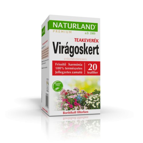 Naturland virágoskert gyógynövény teakeverék 20x1,5g 30 g