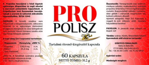 Pro/polisz propolisz kapszula 60 db