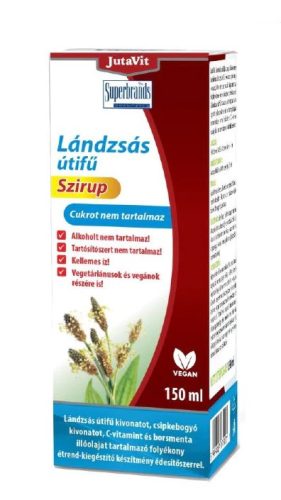 Jutavit lándzsás útifű szirup cukormentes 150 ml