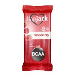   Flap Jack zabszelet málnával, bcaa-val, fehér bevonattal 60 g