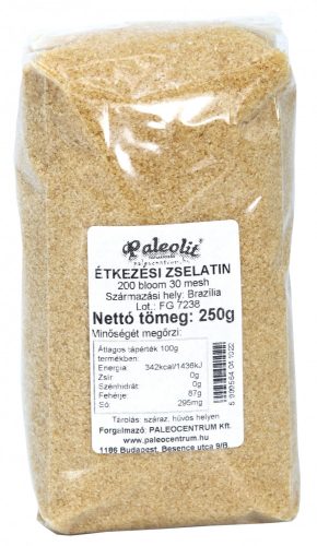 Paleolit étkezési zselatin marha 200 bloom 250 g