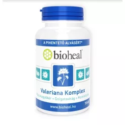   Bioheal valeriana komplex (macskagyökér+golgotavirág+komlótoboz) kapszula 70 db