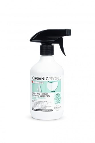 Organic People öko ablak- és tükörtisztító spray bio fermentált fehér teával 500 ml