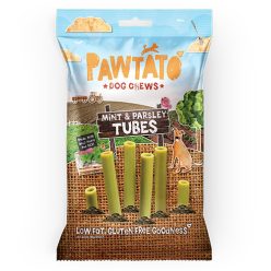   Pawtato Tubes vegán jutalomfalat menta és petrezselyem 90 g