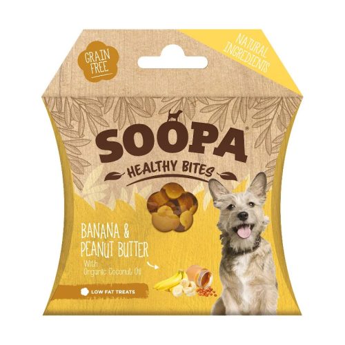 Soopa healthy bites vegán jutalomfalat banán és mogyoróvaj 50 g