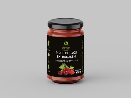 Premium Natura low carb vegyes piros ribizli-meggy-málna extra dzsem