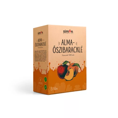 Simon gyümölcs alma-őszibaracklé 3000 ml