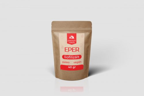 Premium Natura liofilizált eper 40 g