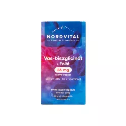 Nordvital vas-biszglicinát vegán kapszula 60 db