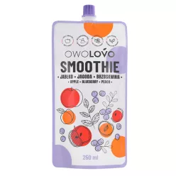 Owolovo smoothie alma-kékáfonya-őszibarack 250 ml