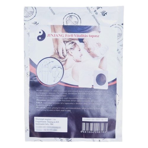 Jinjang férfi vitalitás tapasz 10 db