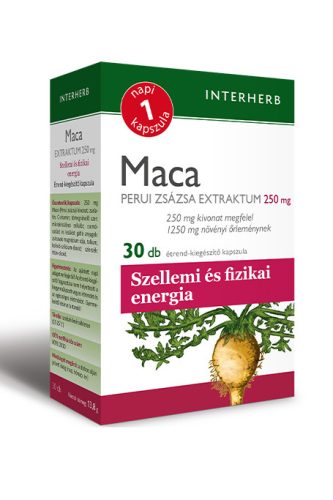 Interherb napi1 maca perui zsázsa extraktum kapszula 30 db