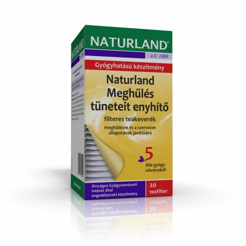 Naturland meghűlés tüneteit enyhítő teakeverék filteres 20x1,8g 36 g