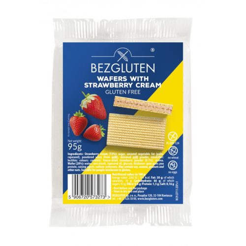 Bezgluten gluténmentes ostya epres 95 g