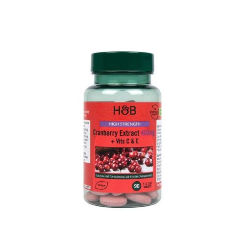 H&B tőzegáfonya tabletta 400mg 90 db