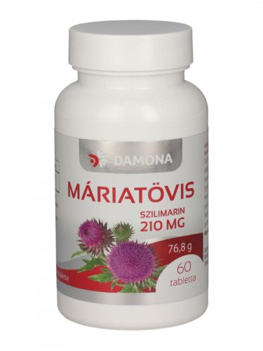 Damona máriatövis szilimarin 210mg tabletta 60 db