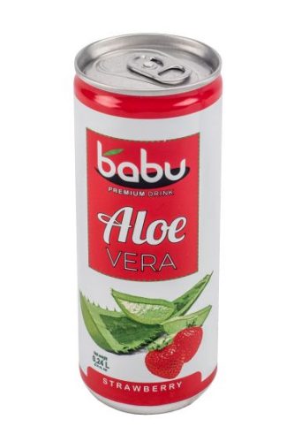 Babu aloe vera üdítőital eper 240 ml