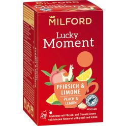   Milford lucky moment őszibarack és citrom ízű gyümölcstea 20x2,25g 45 g