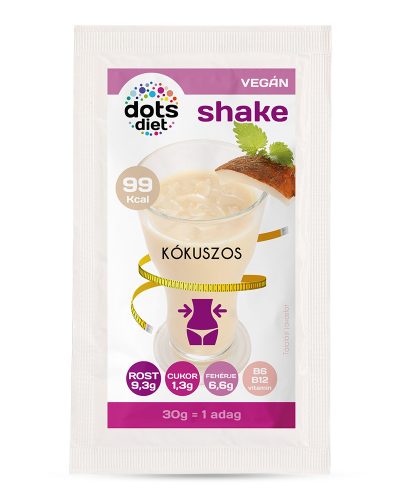 Dotsdiet shake por kókuszos ízű 210 g