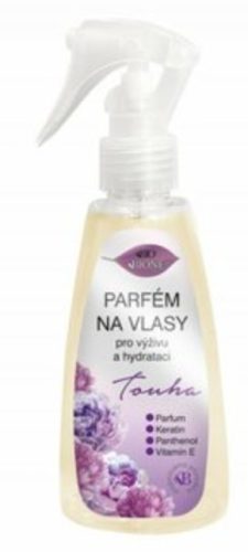 Bione hajparfüm lila "vágy" virágos-gyümölcsös, írisz, jázmin, feketeribizli, gránátalma illat 155 ml