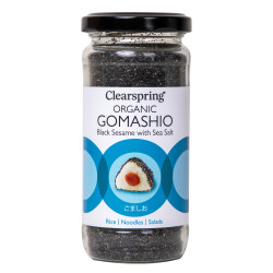 Clearspring bio gomasio fekete szezámsó 100 g