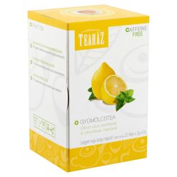   Teaház gyümölcstea citrom juice ízesítéssel citromfűvel, mentával 20x2g 40 g