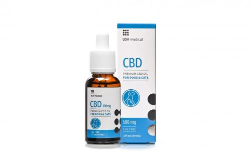 Usa Medical cbd olaj kutyáknak és macskáknak 500mg 30 ml