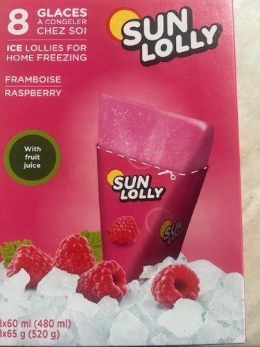 Sunlolly glutén- és laktózmentes jégkrém málna 8x60ml 480 ml