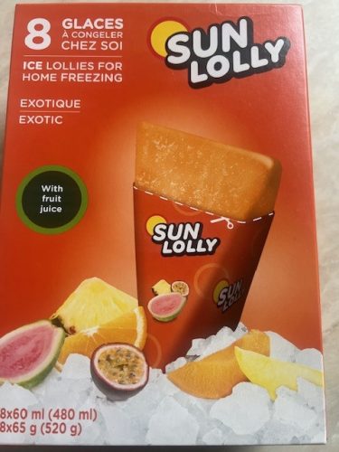 Sunlolly glutén- és laktózmentes jégkrém egzotikus 8x60ml 480 ml