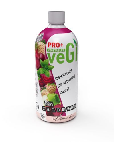 Powerfruit pro+ vegi cékla-eper bazsalikom ízű üdítőital 750 ml